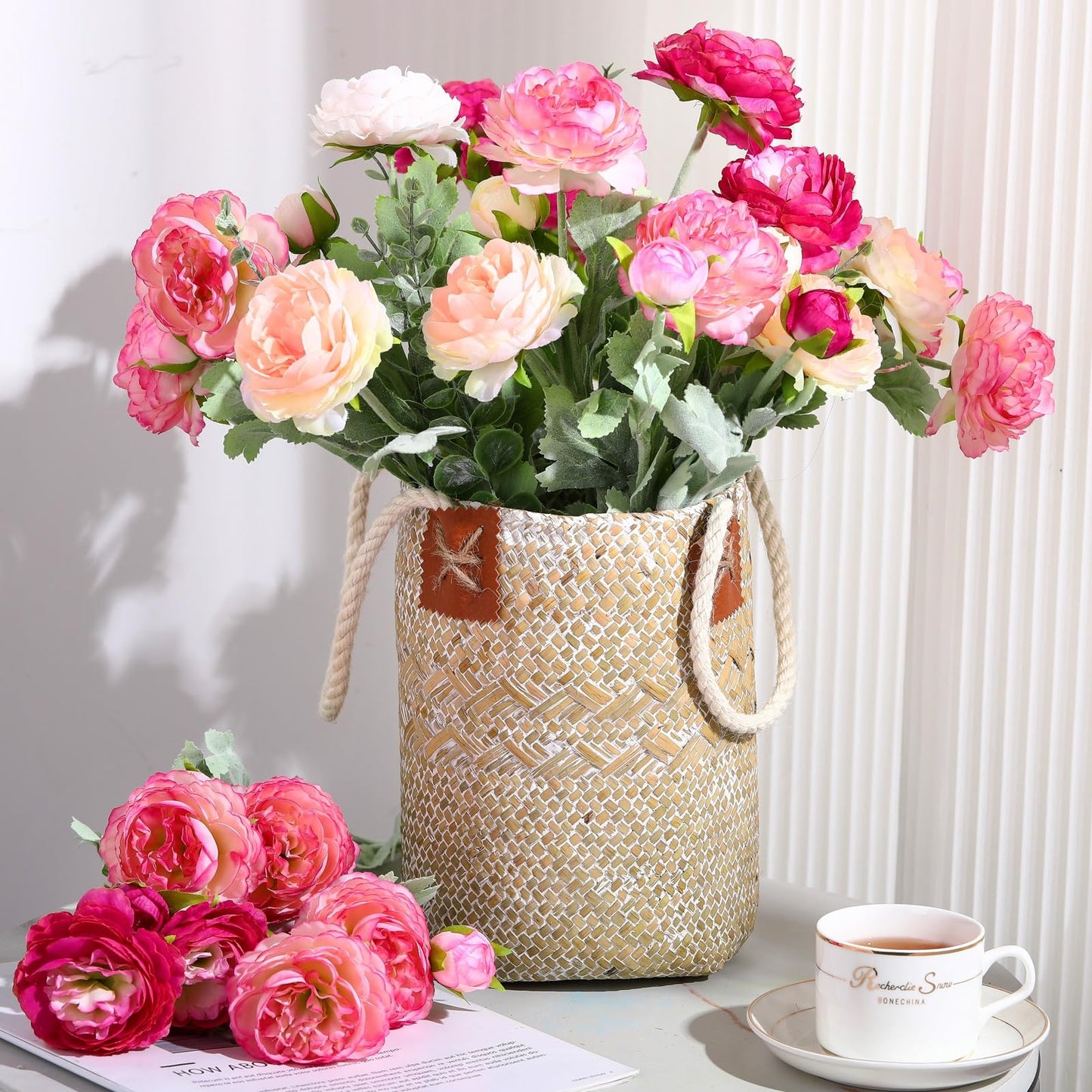 Artificial peony flower