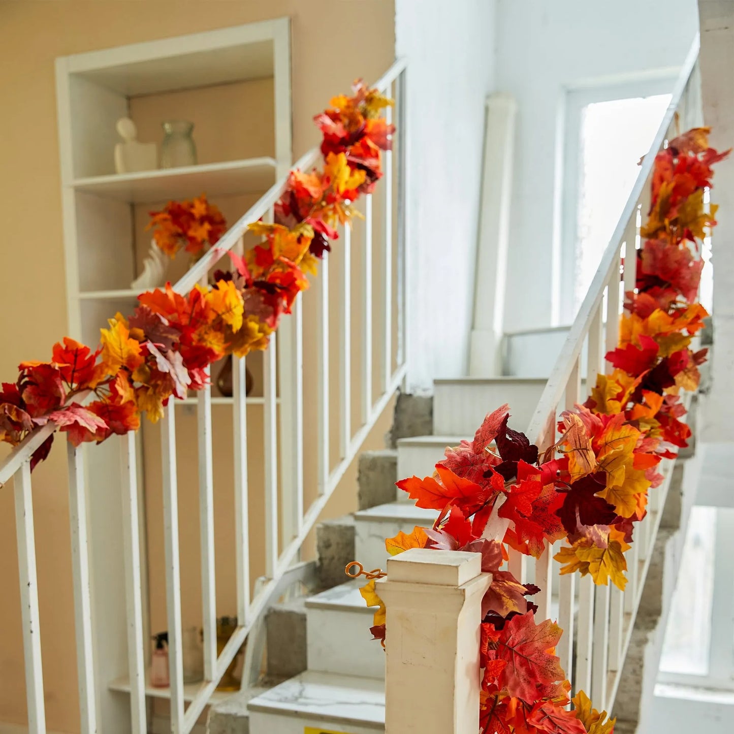 Artificial Maple Leaf Vine for Thanksgiving and Christmas Decoration