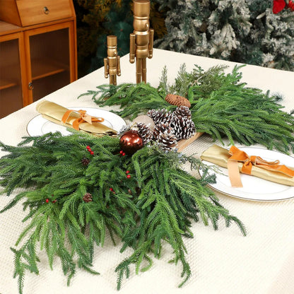 🔥Last Day 60% OFF🔥The Best Holiday Greenery - Realistic Norfolk Pine Stems