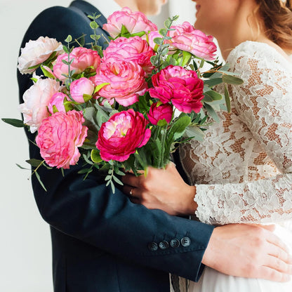 Artificial peony flower