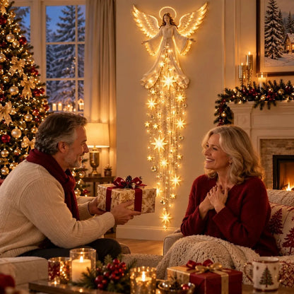 "Angel's Blessing" Starfall Wall Sconce – Christmas Wall Decoration