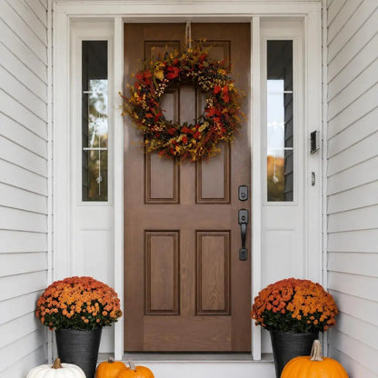 Artificial Autumn Wreath for Thanksgiving