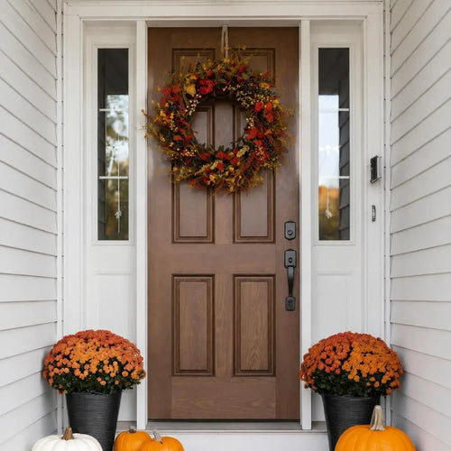Artificial Autumn Wreath for Thanksgiving