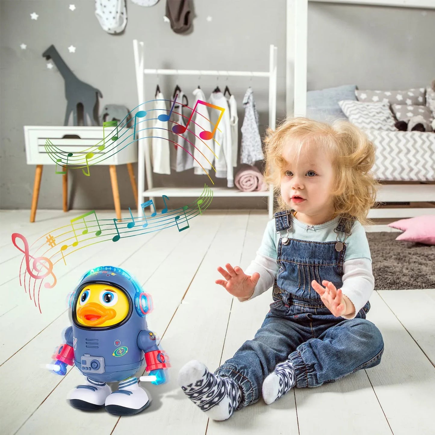 Cacostores™ Dancing Space Duck Toy