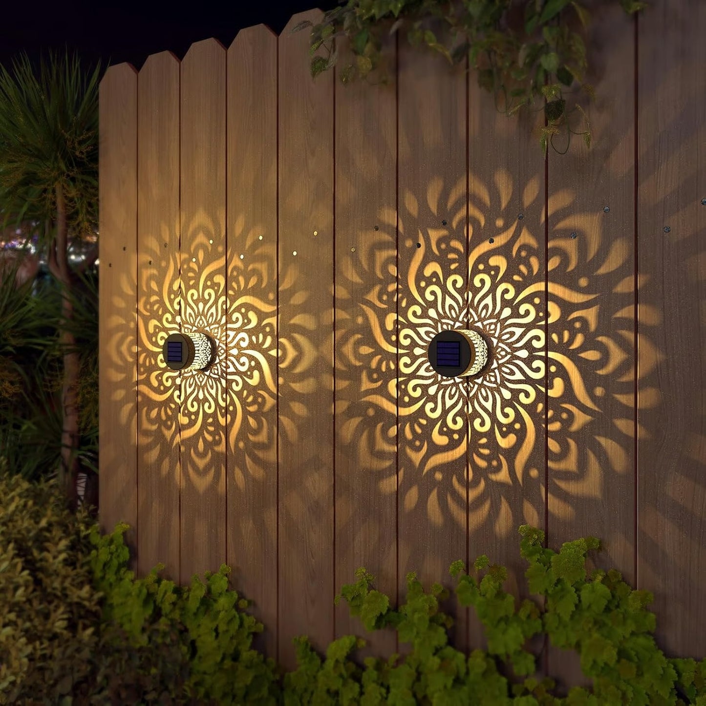 ✨Mandala Solar Wall Lamp – Magical Patio Night Ambience