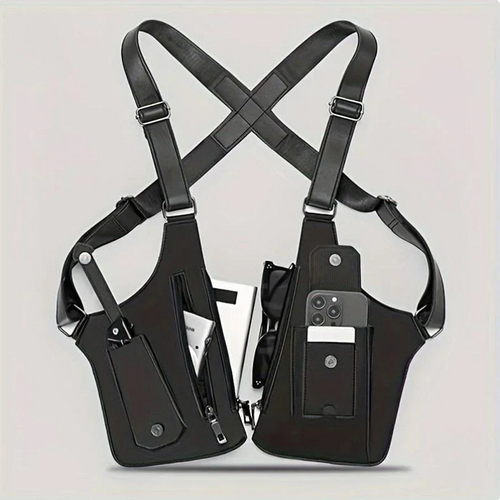 Adjustable Underarm Shoulder Bag, Unisex Multi-Pocket Tactical Chest Pack