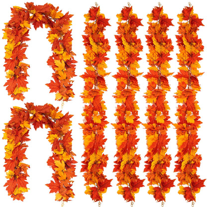 Artificial Maple Leaf Vine for Thanksgiving and Christmas Decoration