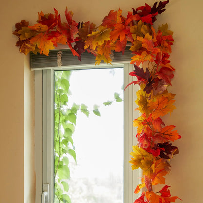 Artificial Maple Leaf Vine for Thanksgiving and Christmas Decoration