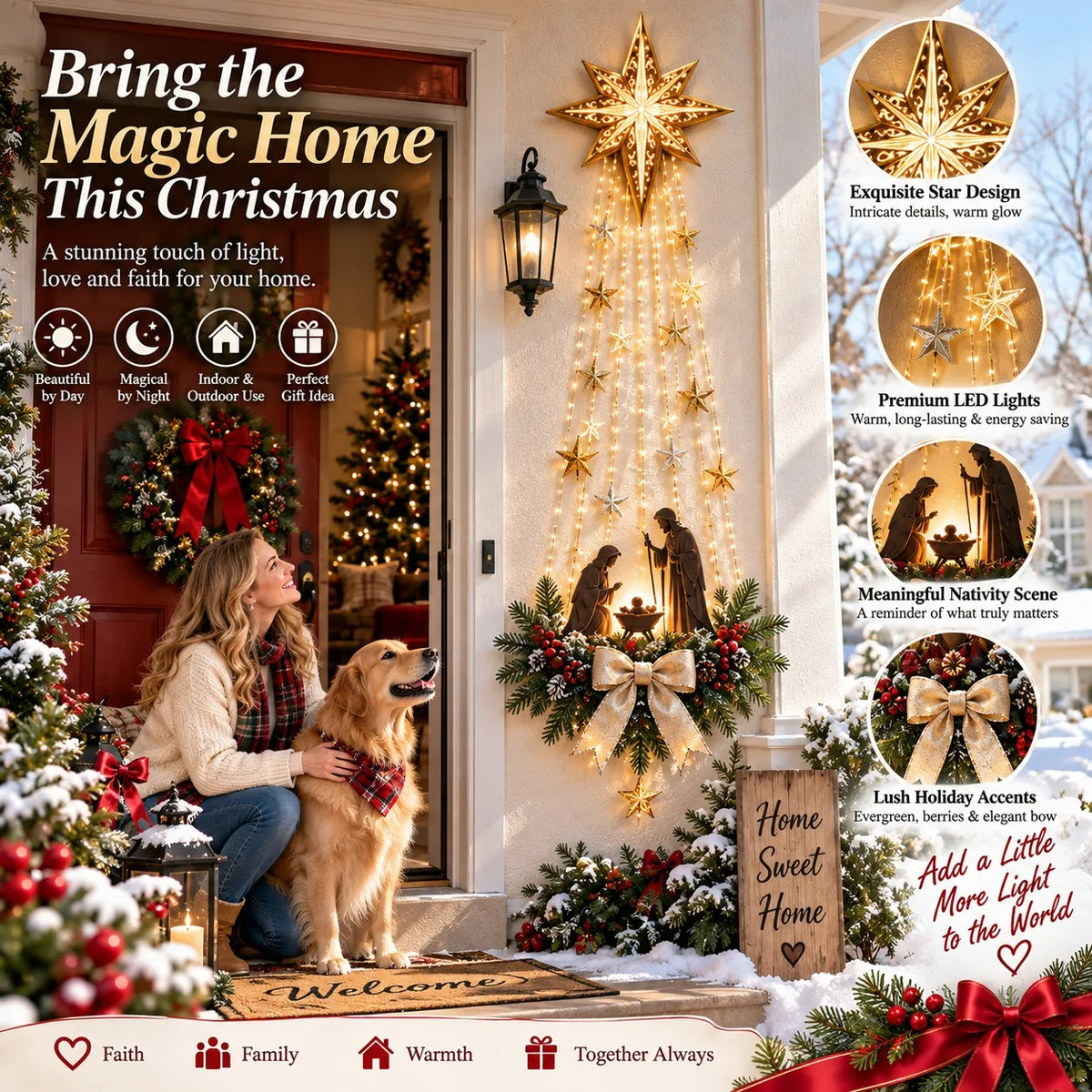 LED Hanging Christmas Decoration