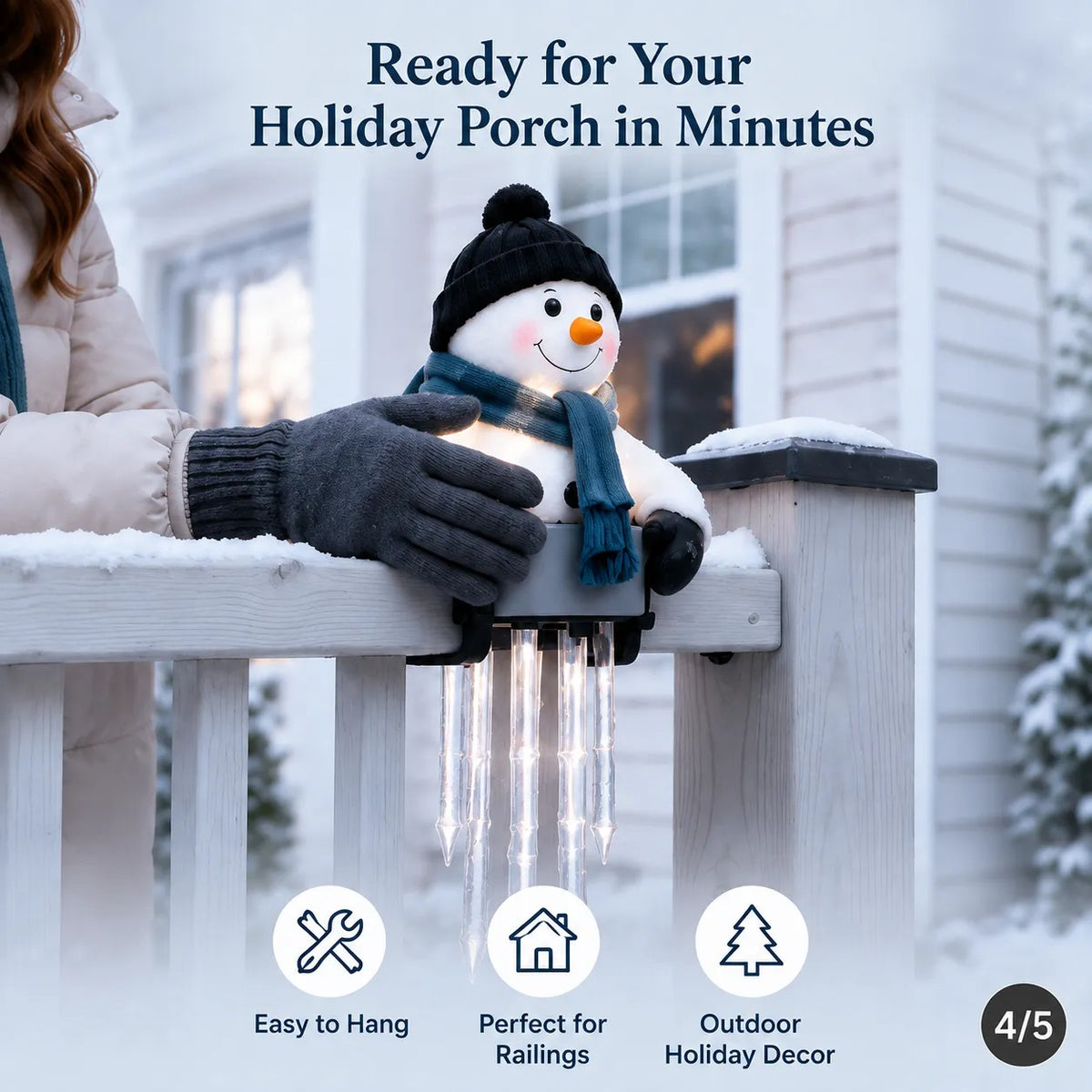 Christmas Icicle-Style Decorative Lights