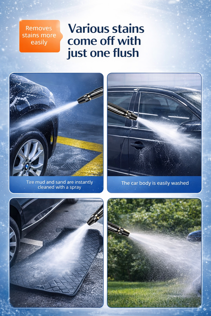 Powerful High-pressure Water Gun For Car Cleaning