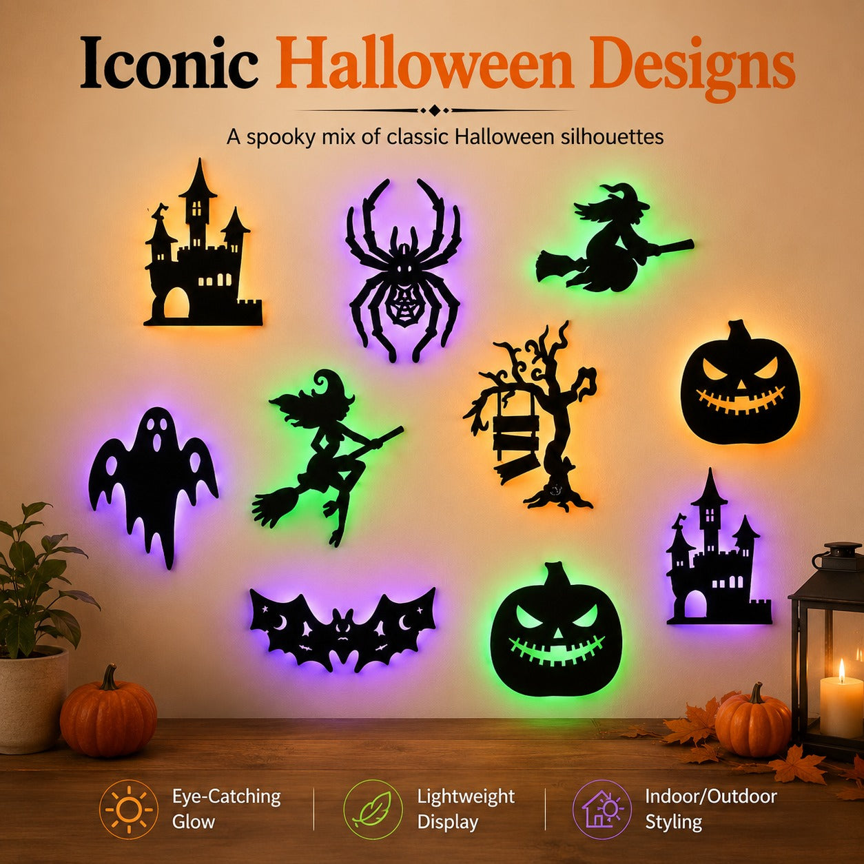Halloween Wall Decal Night Light