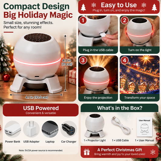 Holiday Projection Night Light💥Last Day 80% OFF
