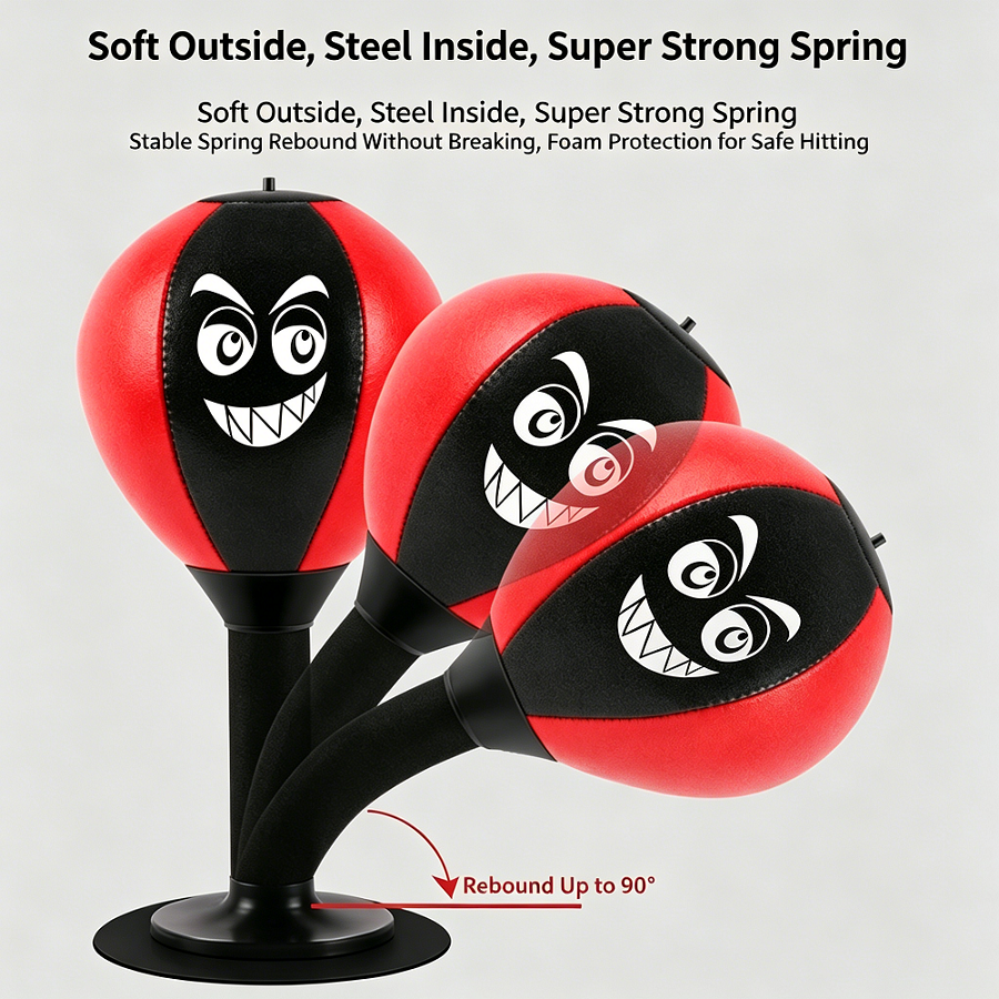 Desktop Boxing Speed Ball, Stress Relief Punching Ball