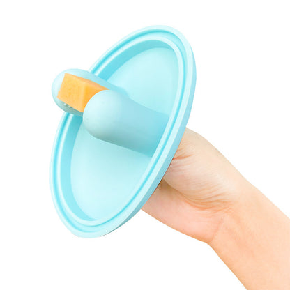 Mess-Free Silicone Snack Cup with Finger Grip, Reusable Food-Grade BPA-Free Fruit Holder
