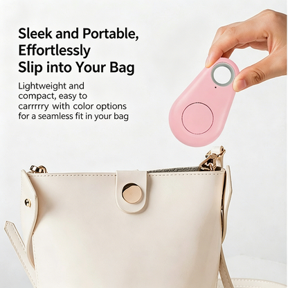 Water Drop Bluetooth Anti-Lost Tracker, Smart Key Finder with Two-Way Location & Phone Alarm