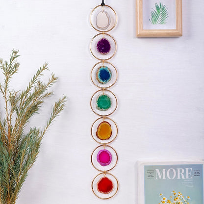 7-Color Raw Crystal Wall Hanging