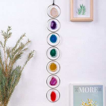 7-Color Raw Crystal Wall Hanging