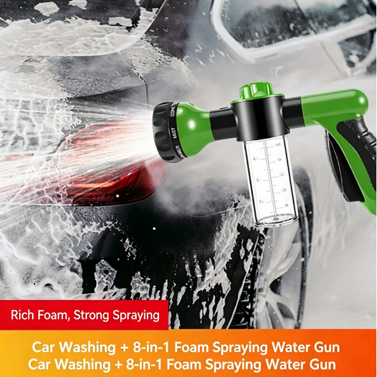 Adjustable High Pressure Car Wash Foam Gun, Multi-Use Sprayer Nozzle for Cars, Plants & Pets
