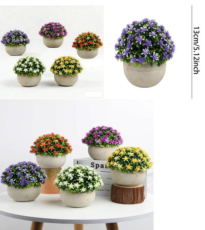 Spherical Pulp-Pot Artificial Green Plant