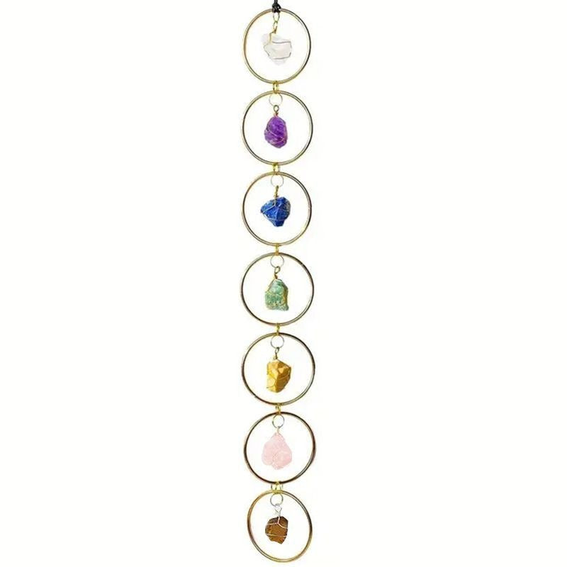 7-Color Raw Crystal Wall Hanging
