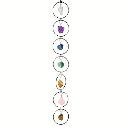 7-Color Raw Crystal Wall Hanging