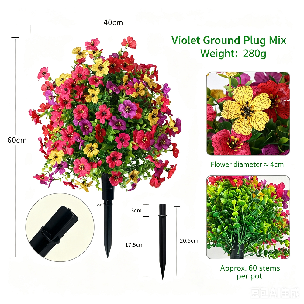 🔥Last Day 60% OFF🔥 Artificial Violet, Lavender, Eucalyptus, Boxwood, Persian & Cypress Varieties