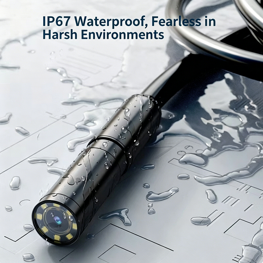 Direct-connect industrial endoscope, high-performance single-lens waterproof endoscope