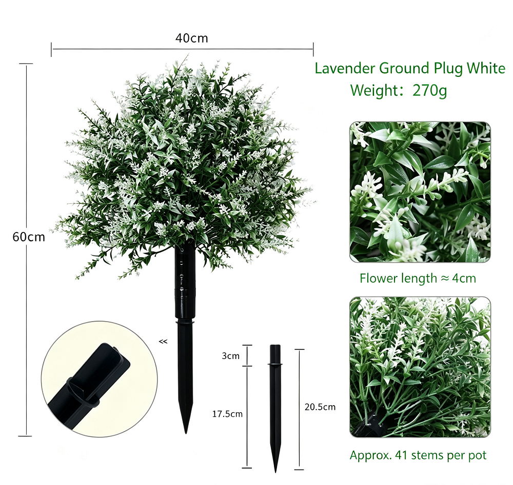 🔥Last Day 60% OFF🔥 Artificial Violet, Lavender, Eucalyptus, Boxwood, Persian & Cypress Varieties