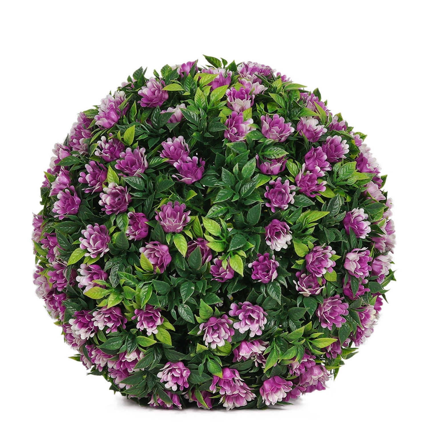 Purple And White Flower Topiary