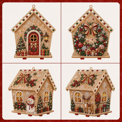 DIY Pearl Art Christmas House Diamond Painting Kit