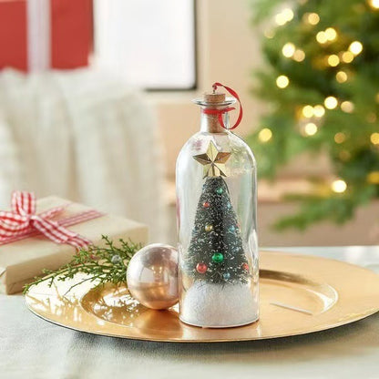 Christmas Tree Message-in-a-Bottle Voice-Recording Gift