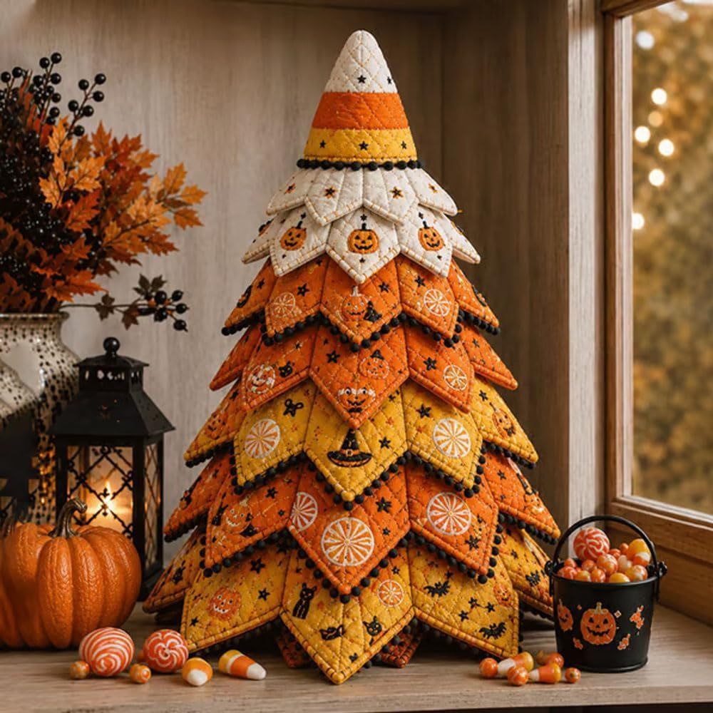 DIY Halloween-Themed Tree Sewing Kit