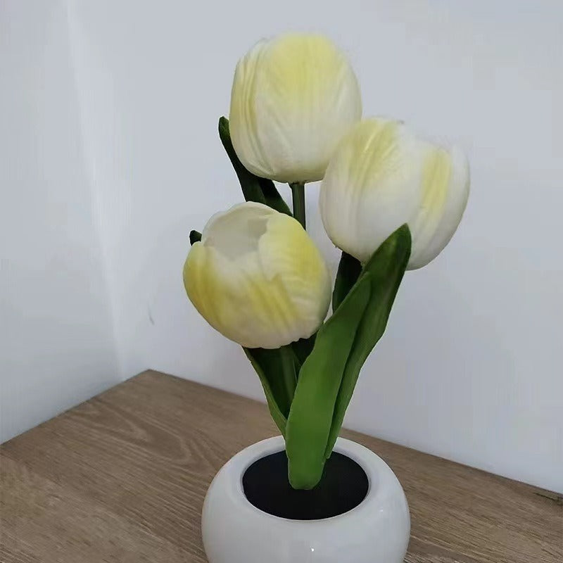 LED Artificial Tulip Bouquet Night Light （USB Version）