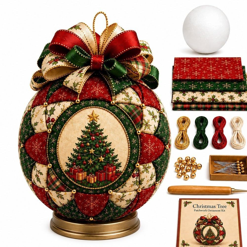 DIY Christmas Patchwork Decoration Kit