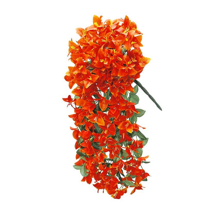 Artificial Bougainvillea Hanging Basket with Trailing Flowers