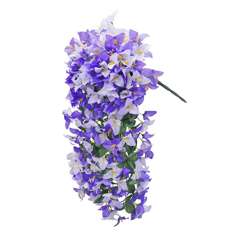 Artificial Bougainvillea Hanging Basket with Trailing Flowers