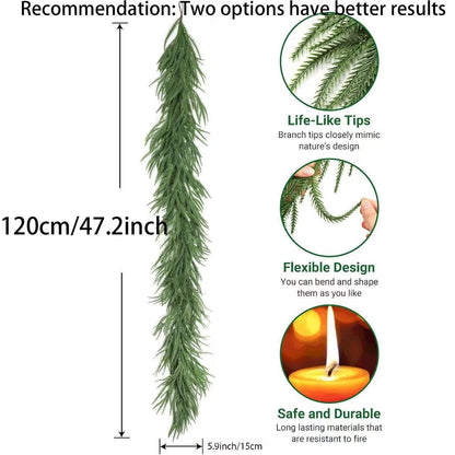 🔥Last Day 60% OFF🔥Real Touch Norfolk Pine Garland