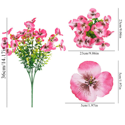 UV Resistant Artificial Phalaenopsis Orchid, Set of 6 Stems
