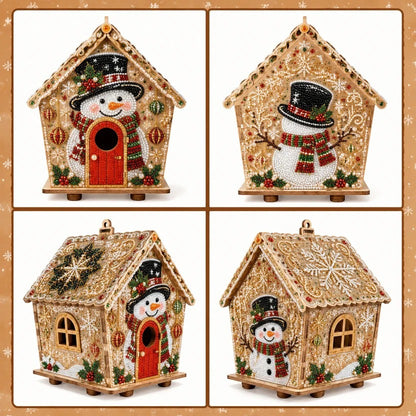 DIY Pearl Art Christmas House Diamond Painting Kit