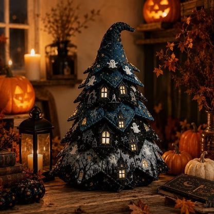 DIY Halloween-Themed Tree Sewing Kit
