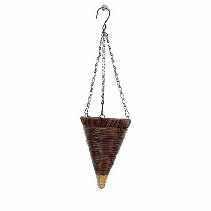 Artificial Bougainvillea Hanging Basket with Trailing Flowers