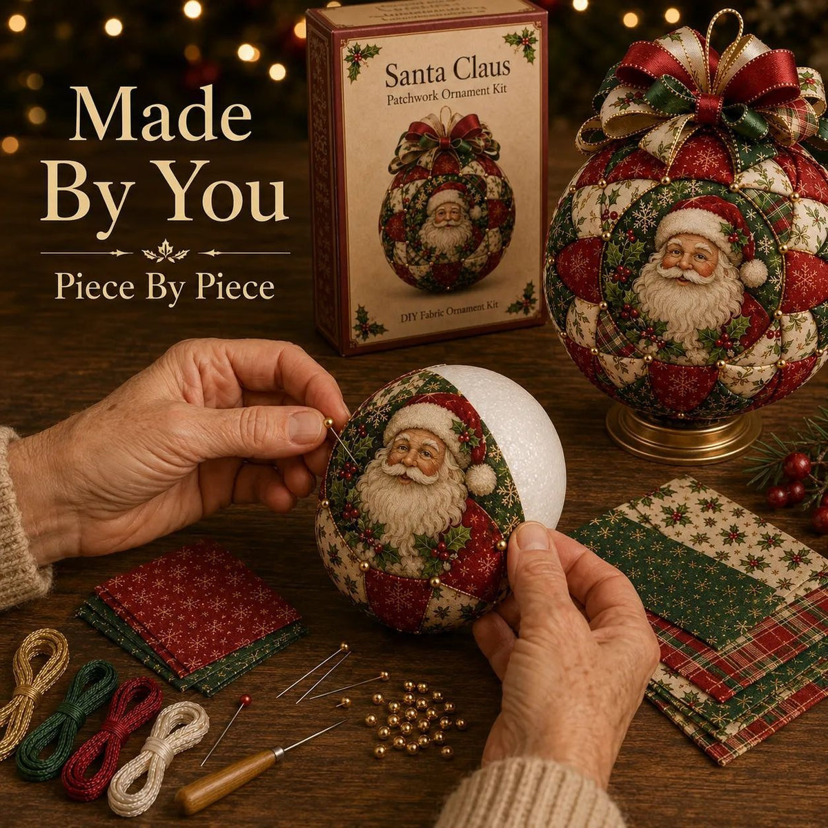 DIY Christmas Patchwork Decoration Kit