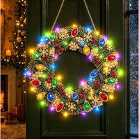 String Light Wreath