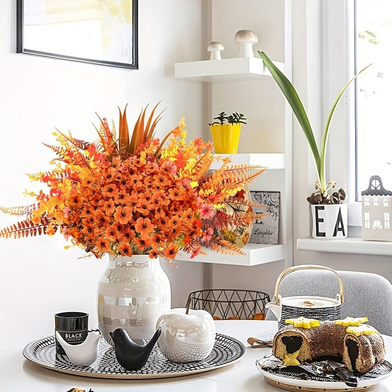 Artificial Autumn Eucalyptus & Boston Fern 🍂🌿