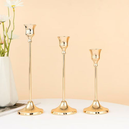 Trumpet-shaped bell candle holder ornament
