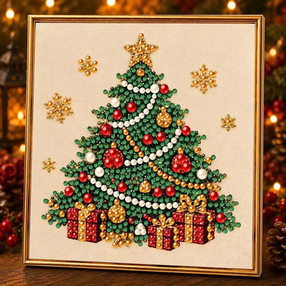 DIY Christmas Pearl & Diamond Art Kit (Frame Included)