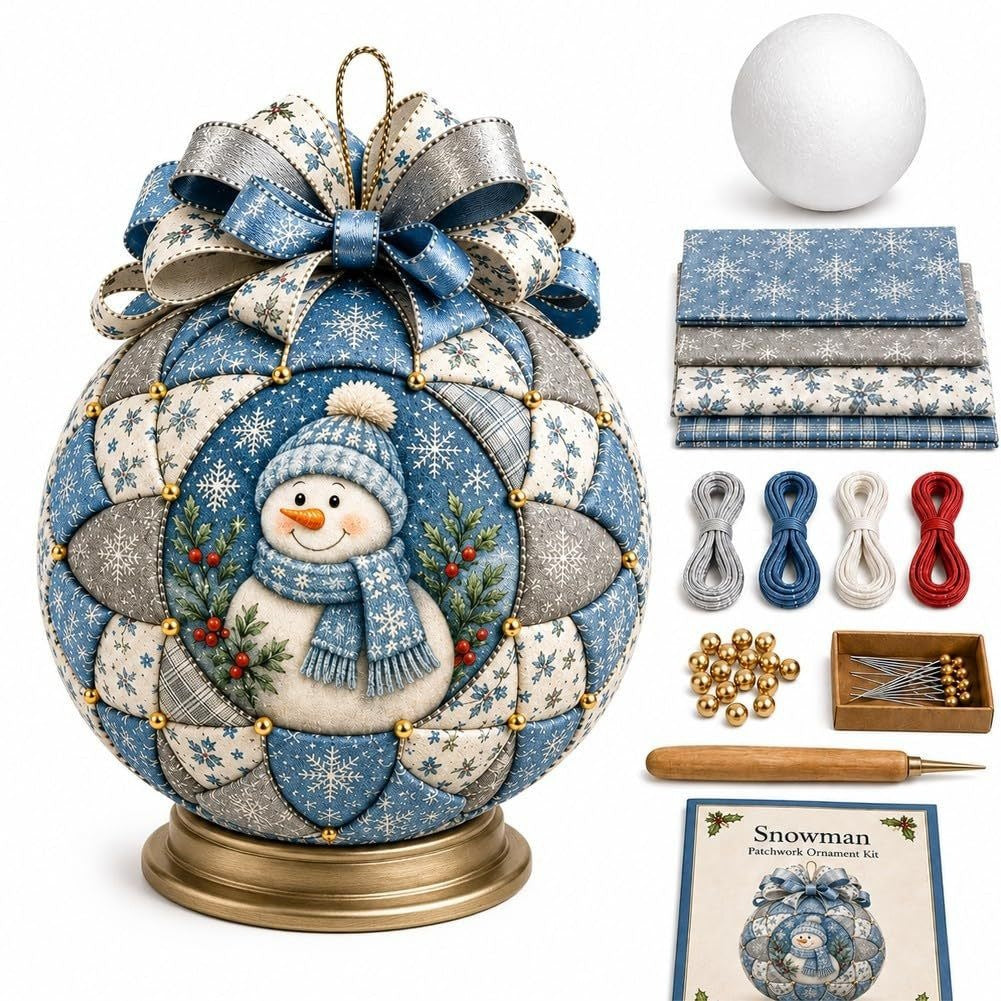 DIY Christmas Patchwork Decoration Kit