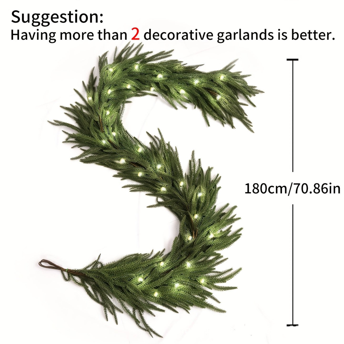 🔥Last Day 60% OFF🔥Real Touch Norfolk Pine Garland