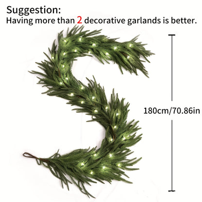 🔥Last Day 60% OFF🔥Real Touch Norfolk Pine Garland